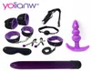 Bullette de vibratrice sexy avec un ensemble de bondages Toys sexy et fouet collier féminin amour sexe intime Produits de sexe pour adultes y18102409251042