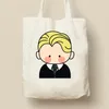 Torby do przechowywania Draco Malfoy Zakupy 2024 Kobiety na płótnie Big Designer torebki Kobieta Tote Totebag Sholding Drukowana podróż