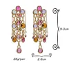 Kolczyki Czechki z koralikami dla kobiet ręcznie robione długie kolczyki z frędzlami Kolorowe oświadczenie Boho biżuteria 230831