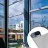 Window Stickers Grey Silver Sun Blocking Film One Way Reflective Privacy Tint Self-Adhesive Decal Heat Control Glass Sticker