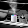 Organizador de automóviles Nuevos 300 ml Mini Air Humidifer Aroma Diffuser de aceite esencial con lámpara LED USB Mister Aromaterapia Humidificadores para el hogar Otyknknknkn