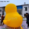 Großhandel 8m 26 Fuß hoher Riese aufblasbare gelbe Enten -Cartoon für Party -Event im Freien