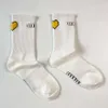 Chaussettes masculines Spring coréen Nouvelles chaussettes Goodboy pour hommes et femmes à mi-longueur blanches amour Sports chaussettes Instagram même style