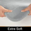 BADMATS 1PC Soft Mat Comfortabele traagschuim Toiletgrijs U -vormig ontwerp Dikkeld absorberen Water Maximaal comfort Gemak