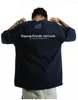 Men's T Shirts STA Slogan Letter Print Crew Neck T-shirt Cotton High Quality Fashion Top Spring Summer Trend Casual Men