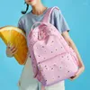 Backpack Fashion Nylon Collage Laptop Bag di grande capacità Scuola Viaggia Waterproof Daypack Women Borse Mochila per ragazza