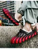 Painted Five Claw Golden Dragon EVA Hole Shoes Thick Sole Summer COOL SUMMER non-slip new male fashion eva cool red black 2024