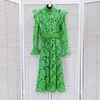 506 L 2024 Milan Runway Dress Wress Spring Summer Long Erte Sear