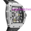 Designer Mecânica de luxo Richa Wristwatch Original para assistir Titanium 2024 Mens Watch