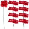 Decorative Flowers 144pcs Artificial Paper Rose Flower Props Home Wedding Embellishment