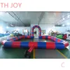 Al por mayor 8MLX8MWX1.5MH (26x26x5ft) Barco aéreo gratuito, actividades al aire libre Didi Inflable Inflable Go Kart Track Track Carpy Debby Horse Arena