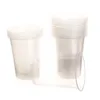 Tasses jetables pailles 50pcs en plastique transparent tasse en plastique transparent extérieur pique-nique de fête d'anniversaire de table de table pour s gobelets