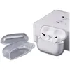 Estoque dos EUA para Apple AirPods Pro 2 2ª geração AirPod 3 Prós Acessórios para fones de ouvido Solid TPU Silicone Capas de fone de ouvido sem fio Caixa de choque sem fio