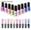 Nicole Journal Metallic Empestage du vernis à ongles Pure Couleur Imprimée Nail Polon Art Shimmer DIY Art Varnish9279670