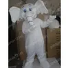 Costumes de mascotte d'éléphant blanc