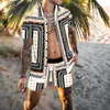 Zomer outfits Sets Men Tracksuit Casual Streetwear Men Men Clothing Print 2024 Beach Style T-Shirt Shorts Set Ropa Hombre Man Shirts and Pants Shorts 2pcs Trapsuit