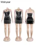 Urban Sexy Dresses Year Luxury Rhinestone Corset Bling Birthday Evening Party Nightclub Dresses For Women Outfits Summer Strapless Short Dress T240510