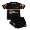 2024 Black Panther Home and Away Rugby Jersey وضعت ملابس عالية الجودة 3 أنماط