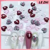 Party Favor 20PCS Transparent Love Cross Heart Nail Accessories Gray Blood Red Art Charms Manicure Resin Decorations DIY Jewelry Supplies