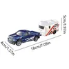 Mini RC Racing Car com trailer Remote Controlled Car Caminhões Electric Drift RC Modelo Radio Contol Toy Toy Boys Birthday Presente 240509