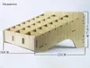 Wooden Mobile Phone Management Storage Box Creative Desktop Office Meeting Finishing Grid Multi Cell Phone Rack Shop Display6068894