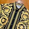 Camicie reali di lusso uomini casual full paisley florel digital shirt manga manga longa balli camicie roupas mascolinas 240429