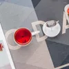 Кружки стеклянная чашка чайная кружка с боросиликатом с домашним офисом из нержавеющей стали кофейная посуда