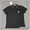 Mens Polos Designer Basic Business S Shirt Fashion France Thirts Therts Assorized Armbrofers Letter Barges Shorts Drop Deliver