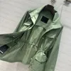 2024 Новая весенняя осень Milan Bunway Jackets Stand Stand Ong Eleve Brand Tome Style Coats Женский дизайнер верхняя одежда 0513-9