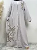 Vêtements ethniques Nouveaux femmes musulmanes Cardigan de mode longs slve middle-orient robe arabie saoudie dubaï robe femme robe robe show t t240510