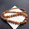 Link Bracelets Natural Warring States Red Necklace Rough Stone Pendant Clavicle Lady Pashion Jewelry Healing Lucky Gift 5-15mm