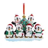 Décorations de Noël Ornement Famille Penguin Home personnalisé Home de Noël Decoration Tree Decoration Dec Drop Livilor Garden Festive Party Sup Ote82