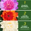 Dekorative Blumen 9 PCs Künstliche Lotus Dekor Wasseroberfläche Schmuck Kunstpflanzen Gefälschte simulierte schwimmende Dekorationen Simulation