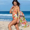 Piece One Swimsuit Women S sujetador de sujetador impreso nuevo Instagram