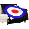 Dekens mod of ska tweekleurige controles en doelwit deken plaid zachte bedden winterdecoratieven