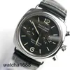 Racing Arms Watch Panerai Radiomir Serie Mechanischer Schweizer Uhr Kalender zeigt die Luxus Uhr für Männer mit 42 mm schwarzer Disc Pam00369