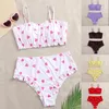 Swimwear femminile 2024 Plus SciAs 2 pezzi Set Summer Halter Beach Bikini Womens