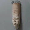 Résumé Face humain Mur Pendant Résine Expression Sculpture Art surréaliste Ornement Ornement Face Jardin Résumé Masque Décoration 240510
