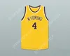 CUSTOM NAY Mens Youth/Kids KEN SAILORS 4 WYOMING COWBOYS YELLOW BASKETBALL JERSEY TOP Stitched S-6XL