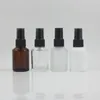 Bouteilles de rangement quatre couleurs bouteille de parfum 30 ml en verre de pulvérisation Récipient de soins de la peau vide