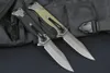 M7748 av hög kvalitet M748 Assisted Flipper Folding Knife 440C Gray Titanium Coated Blade G10 Steel Handtag Outdoor Camping Vandring Survival Tactical Knives With Retail Box