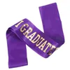 Gift Graduation Graduation Party Classe de 2024 Sash for Supplies Satin Tissu Student Graduate