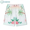 Hommes de créateurs de créateurs tenues shorts de chemise hawaïenne Luxury 2 pièces pour hommes Holiday Plant Tropical Imprimé Shirts à manches courtes 240430