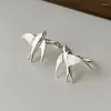 Boucles d'oreilles Backs est arrivée à avaler un clip d'oiseau pour les filles mignon animal chinois style national oreille d'oreille ladie de la mode bijoux de bijoux