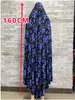 Vêtements ethniques 6xl Ramadan Hijabs musulmans habiller les femmes sans glaçonnerie de prière Dubaï Abaya Jibab arabe fleurs Femme Khimar adore Robe T240510