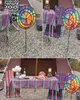 36 cm Colorful Rainbow Triple Wheel Wind Spinner Moulin à vent Toys Jardin Decor T6P5 Q08115669348