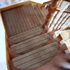 Alfombras 14 piezas de escalera pegajosa escalones rectangulares estatera de puerta de alfombra shid alfombra s uso de seguridad múltiples