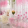 Curtain Tulip Printed Window Screen Fashion Balcon Balcon Curtains de gaze pratique Elegant Beautiful Romantic Durable for Living Dining Room