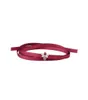 新しい赤いシルクリボンチョーカーネックレスレッドコランダムビーバーチョーカー女性のためのネックレス