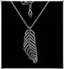 Collier de plumes à paillettes 925 Silar de sterling pour p bijoux mode Collier pour dames élégantes de haute qualité avec boîte d'origine 272460056